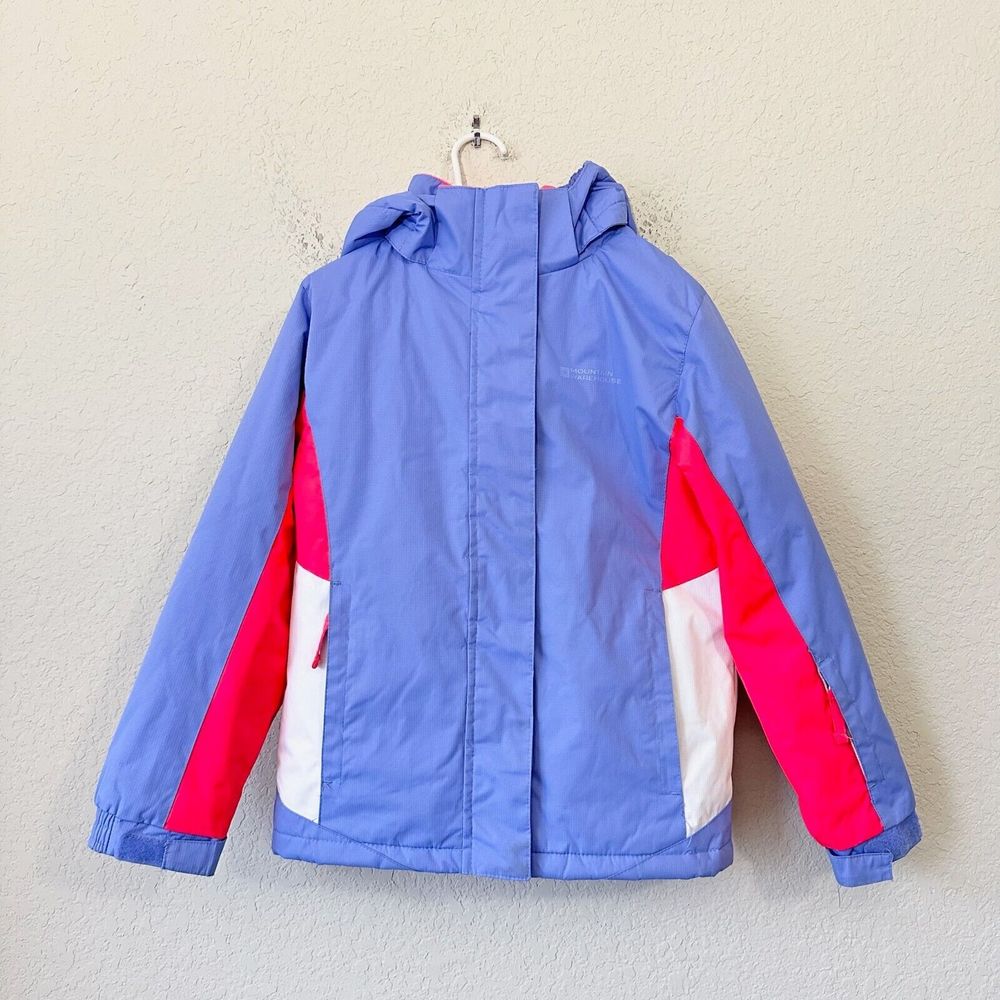 MOUNTAIN WAREHOUSE Girls Hooded Full-Zip Insulated Ski Jacket Multicolor